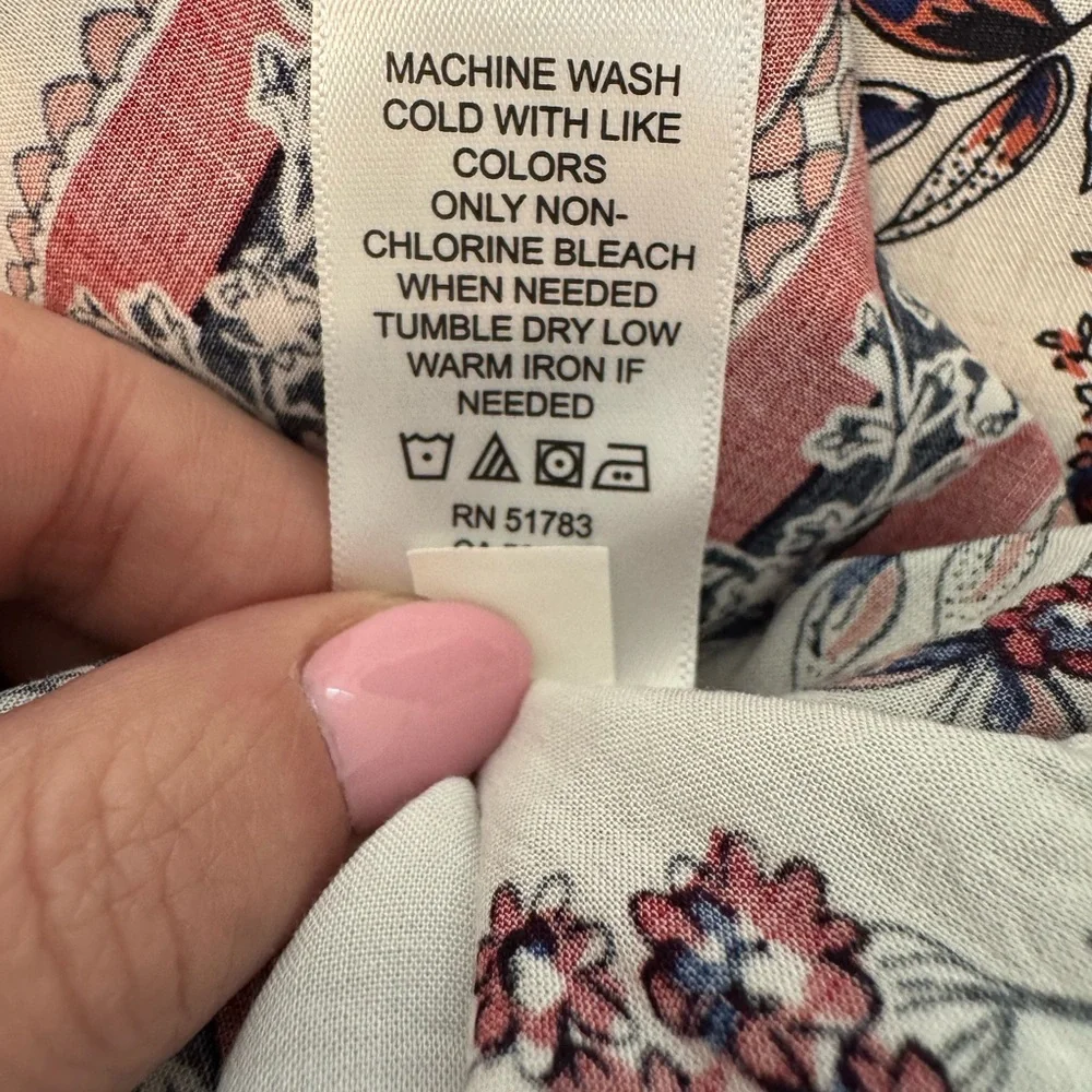 Maurices floral open front kimono - Picture 6 of 6